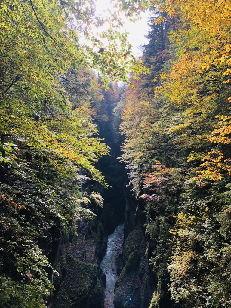 Herbst nahe der Partnachklamm, Garmisch-Partenkirchen