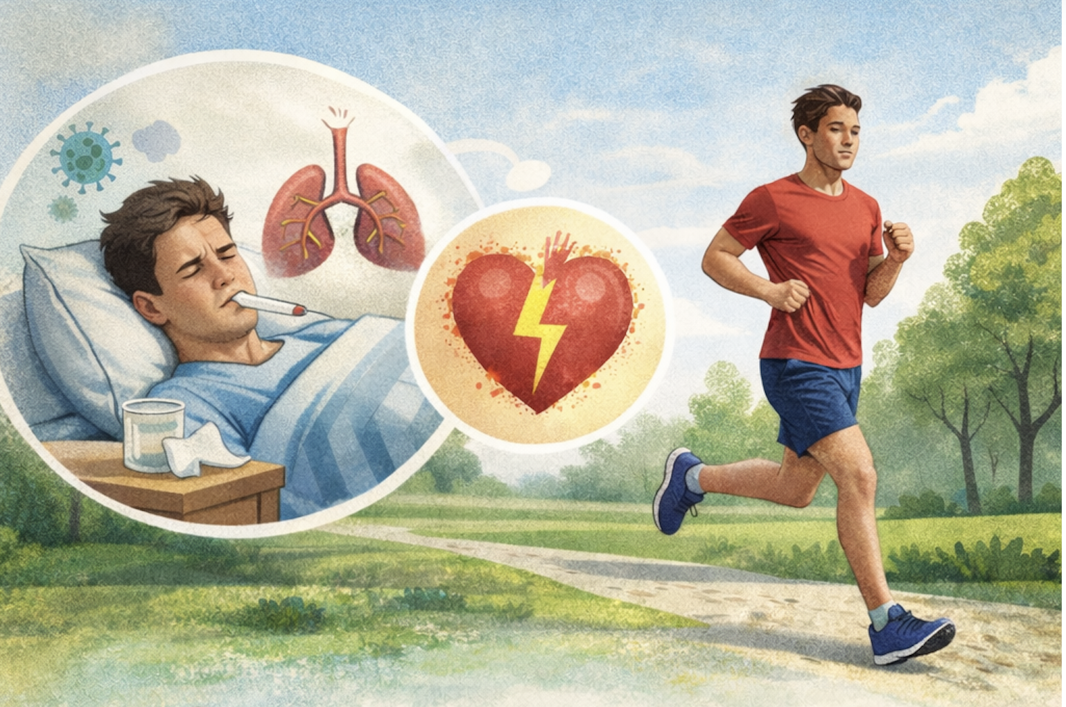 Ab wann kann wieder mit Sport nach einem Atemwegsinfekt begonnen werden